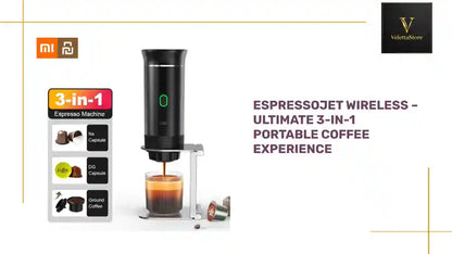 EspressoJet Wireless &ndash; Ultimate 3-in-1 Portable Coffee Experience by@Outfy