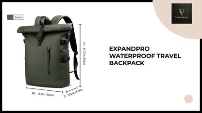 ExpandPro Waterproof Travel Backpack by@Outfy