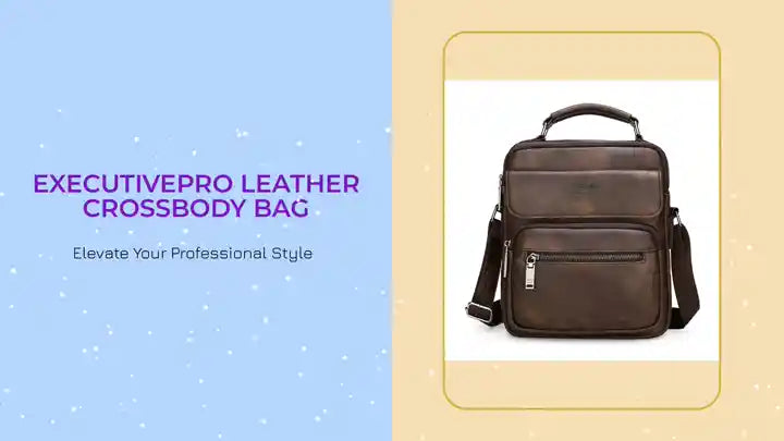 ExecutivePro Leather Crossbody Bag by@Outfy