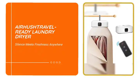 AirHushTravel-Ready Laundry Dryer by@Outfy